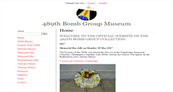 Desktop Screenshot of 489th-bomb-group-museum.org